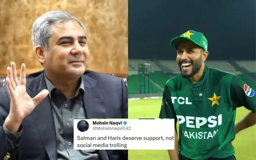 "...Not Social Media Trolling": PCB Chief Defends Salman Agha And Haris Amid Backlash